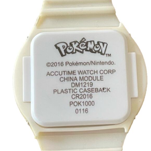 ⭐️ Pokemon Nintendo Pika Accutime Watch Yellow Digital Wristwatch Light Up - Picture 5 of 6